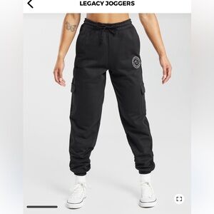 Gymshark Black Cargo Workout Pants